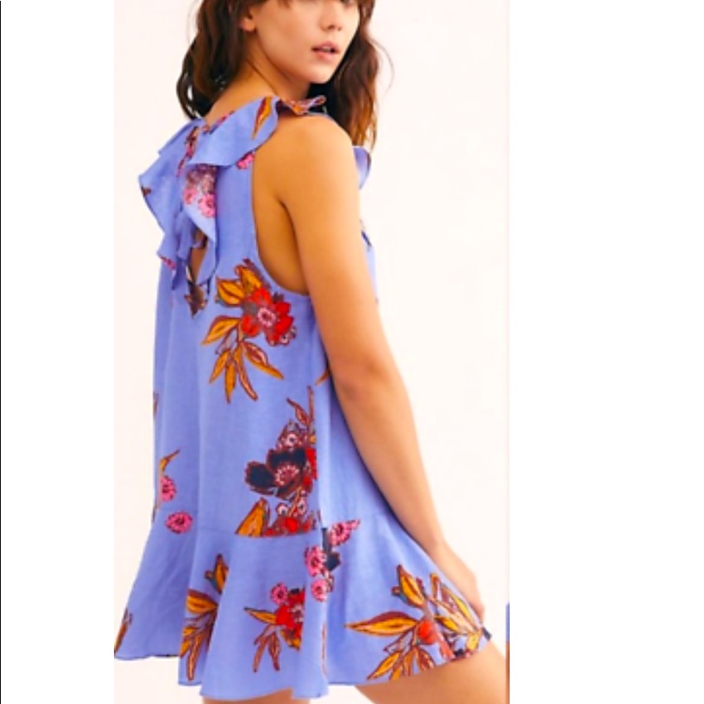 FREE PEOPLE “Tulum” Tunic in Bluebell